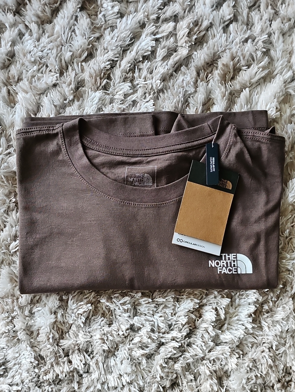The North Face Men's Brown Short Sleeve Logo Tee